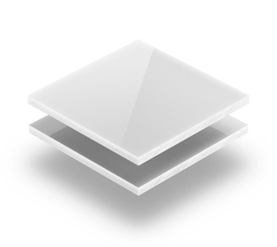 Policarbonato compacto blanco. Profesionales de Almería